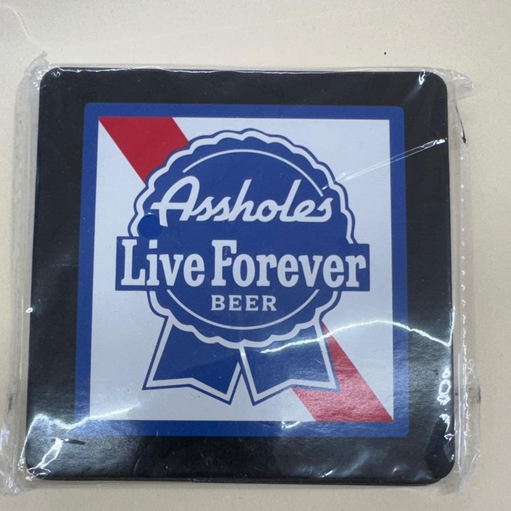 Assholes Live Forever - 5 pack coasters